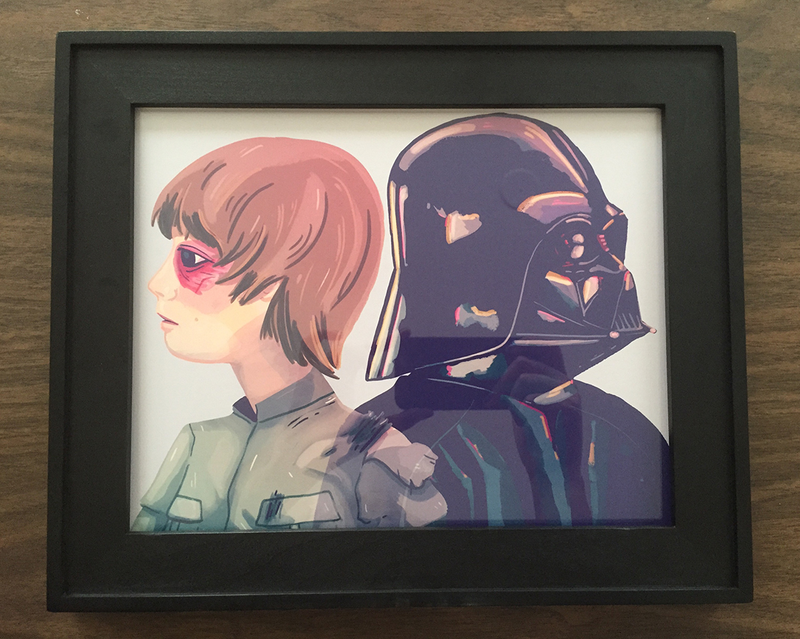 Illustration for article titled These Paintings and Sculptures in the Official Star Wars Art Show Are Insanely Gorgeous